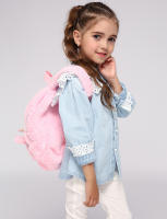 Mochila De Peluche De Dibujos Animados Para Niñas Estilo De Moda Para Estudiantes De Primaria Y Secundaria Mochila Escolar Con Estampado De Unicornio - details 14