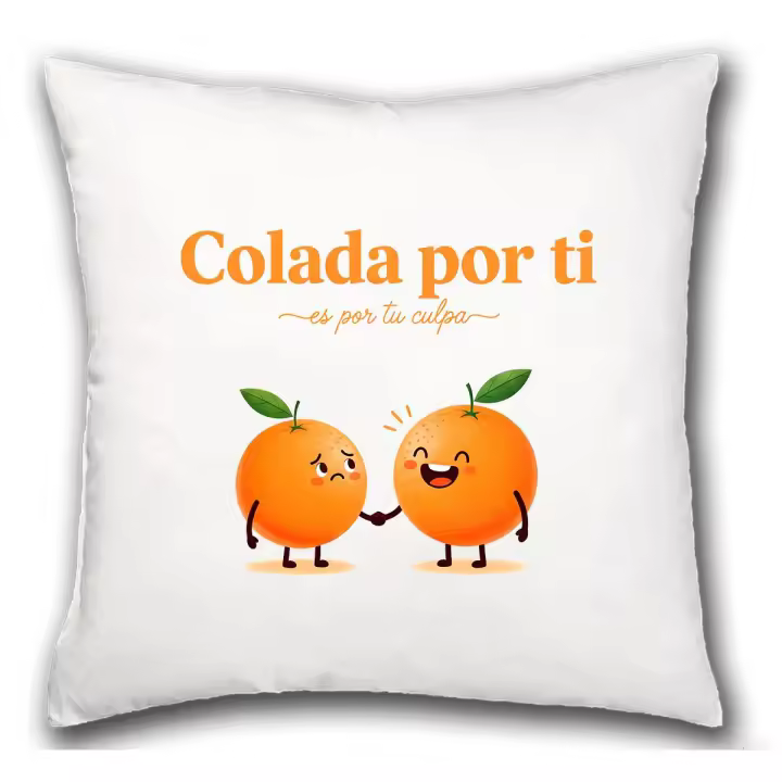 MERCHANDMANIA Cojín frase bonita graciosa amor san valentin aniversario novios pareja hogar comodo cussion - 1