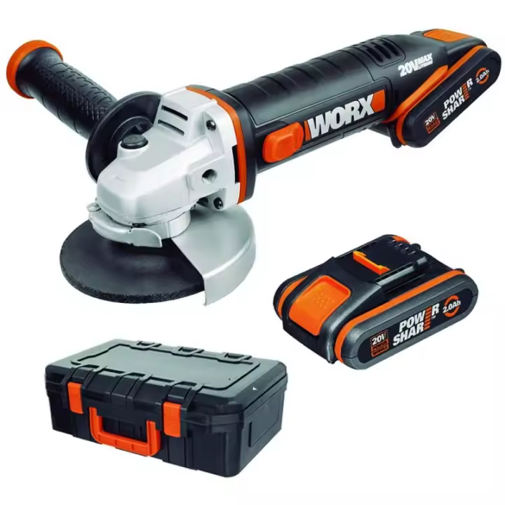 WX800 Worx Amoladora 115mm 20V 2.0Ah 2bat. - 1