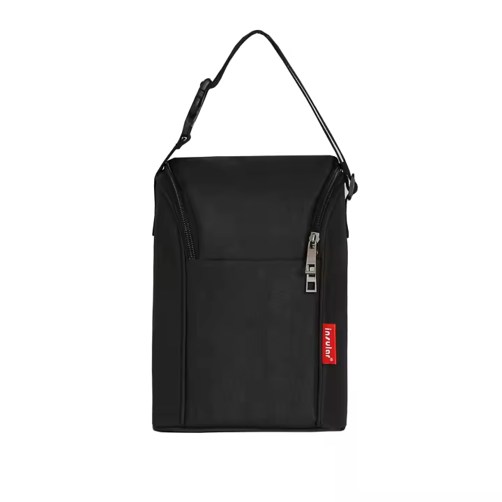 Bolsa De Almuerzo Aislante Portátil Para Empequeñecimiento Con Diseño De Colgador Para Carro De Bebés Y Leche De Mamá Resistente Al Relleno Y Derrame - 1