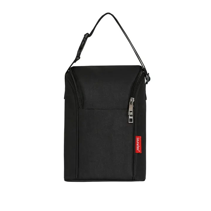 Bolsa De Almuerzo Aislante Portátil Para Empequeñecimiento Con Diseño De Colgador Para Carro De Bebés Y Leche De Mamá Resistente Al Relleno Y Derrame - 1