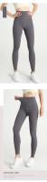 Leggings De Gimnasia Para Mujer Verano 2024 Cintura Alta Color Sólido Transpirables Para Ejercicio Yoga Correr Ciclismo - details 8