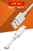 Cargador USB Tipo C 120W 6A Cable Para Xiaomi Mix4 Mi Mix Fold 10 11 Ultra Redmi Note 9 10 pro K40 Poco X3 F3 GT Alpha 50W PVC Compatible Con Varios Modelos De Teléfonos Móviles - details 0