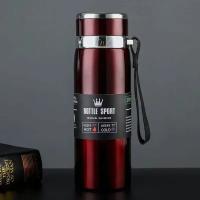 Botella Termo De Acero Inoxidable 1L Para Agua Té Café Mantener Frío Y Caliente Termos Aislante Para Adultos Lavable En Lavavajillas - details 9