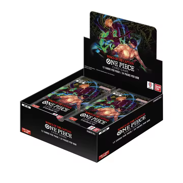 Blackfire OP06 Caja de Sobres Wings Of The Captain 24 Sobres (idioma Inglés) - Zoro Sanji - 1