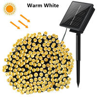 Luces Solares LED Para Exterior 12/22/32m Enredadera De Flores De Cuento De Fadas Decoración De Navidad Y Halloween Impermeables Para Fiesta En Jardín - details 0