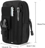 Riñonera compacta multiusos para hombre, ideal para exteriores, ciclismo, Corre y senderismo. - details 0