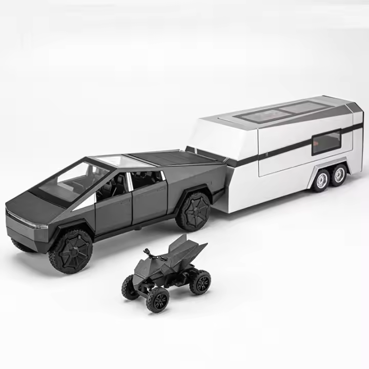Coche De Escala 1:32 RMZ City Camión De Juguetes Con Luz Y Sonido Metálico Y Plástico Para Colección Regalo Para Niños - 1