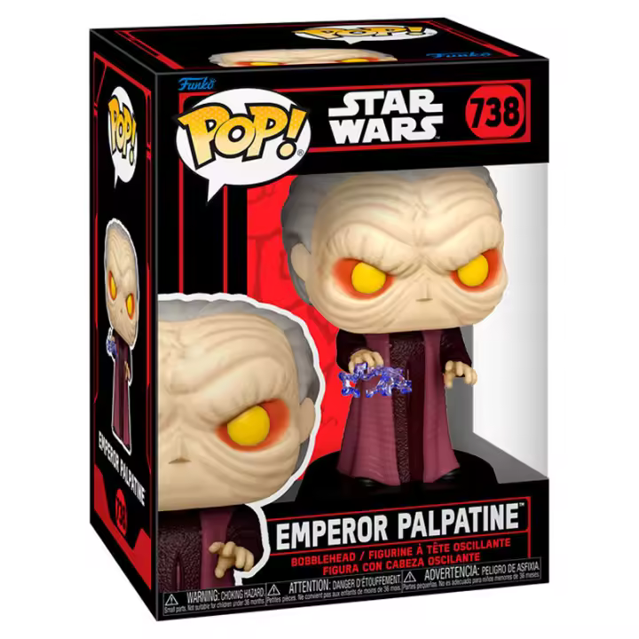 Figura Pop Star Wars Emperor Palpatine-Figura de Vinilo Coleccionable - Idea de Regalo- Mercancia Oficial - Juguetes para Niños y Adultos - Movies Fans - Muñeco para Coleccionistas y Exposición - 1