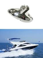 Juego De Bisagras Para Barco Yate RV Con Montaje Giratorio De 360 Grados En Acero Inoxidable 316 De Grado Con Tope De Goma Plata - details 1