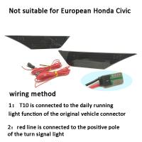 Luz De Marca Lateral Dinámica LED Para Honda Civic 10ta Generación 2016-2018 Lámparas De Señalización Canbus Sin Error - details 0