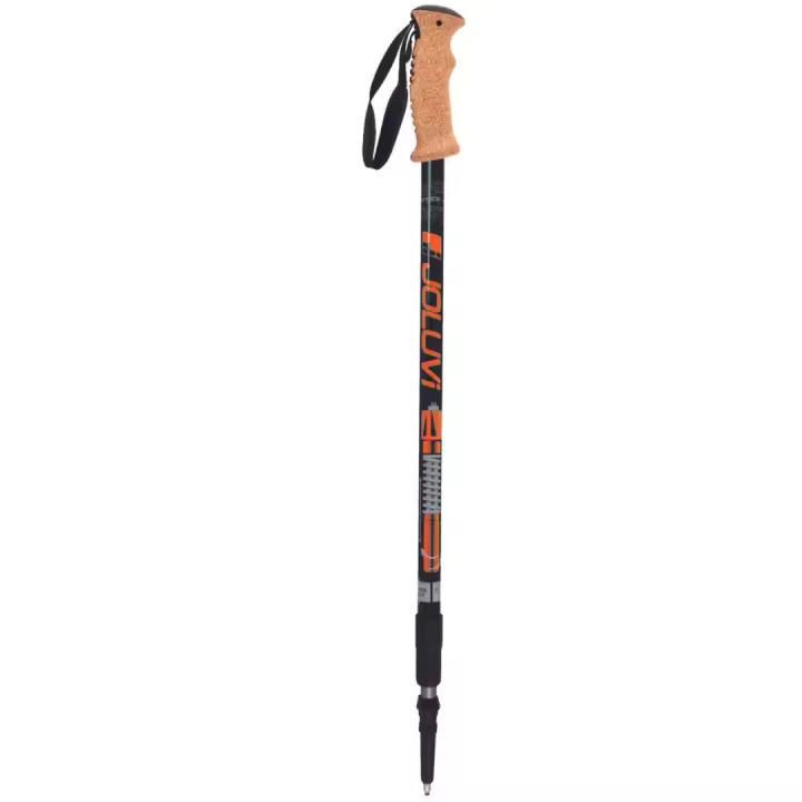 JOLUVI Bastones Trekking Tuiza 2 Unidades Marrón - Ajustables - Duraluminio - Corcho - 1