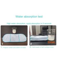 Toalla De Baño Para Perros Y Gatos Ultra-Absorbente De Microfibra Con Bolsillo Para Secado Rápido De Mascotas Pequeñas - details 4