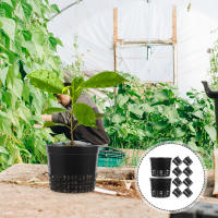 10pcs Copas De Red Para Jardín Cesta De Red Para Plantas De Orquídeas Hidroponía Aquaponia Cultivo Orgánico Red Con Orificios - details 1