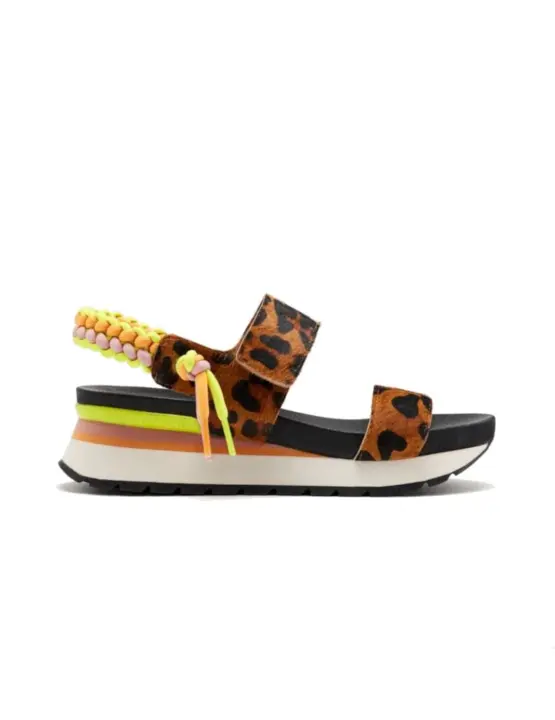 Sandalias Gioseppo Leverett Mujer Leopardo - 1