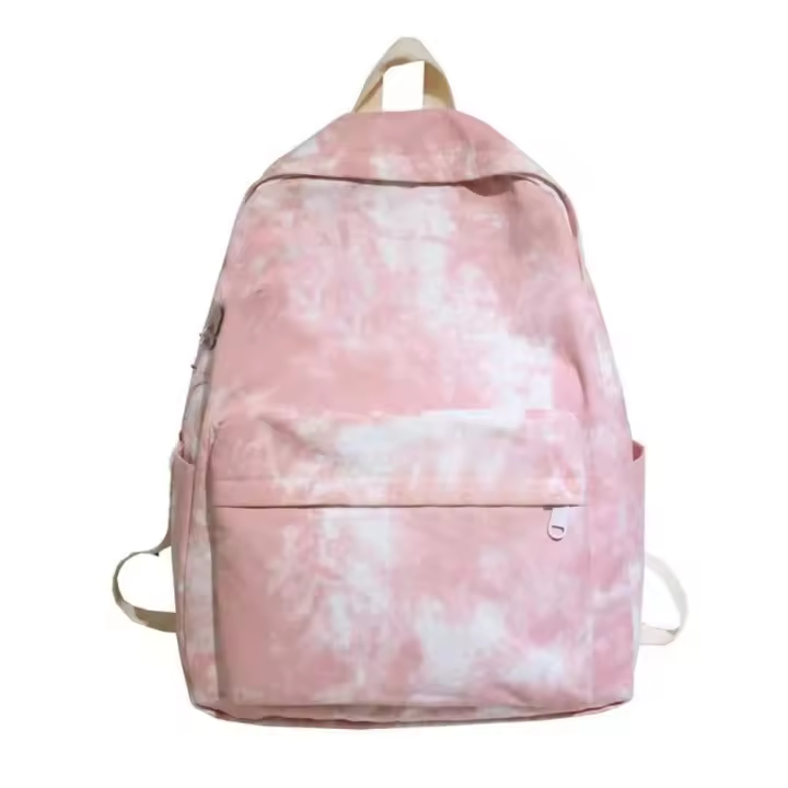 Mochila Estudiantil Para Mujer Impermeable De Gran Capacidad Moda INS Bolsa De Viaje Bolso Escolar Con Manijas Suaves Y Cierre De Cremallera - 1