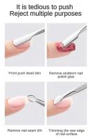 Aguja De Corte De Acero Inoxidable Para Manicura Herramienta Profesional Para Eliminar Cutícula Y Piel Muerta Con Pinzas De Cuidado De Uñas - details 14