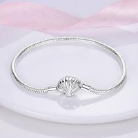 Pulsera de Cadena de Mariposa en forma de Corazón de Plata 925 Chapada en Cobre ajustado para pulseras de joyería de Mujer (Come Dos piezas y obtener Una al azar, se Debre Tres piezas) - details 1
