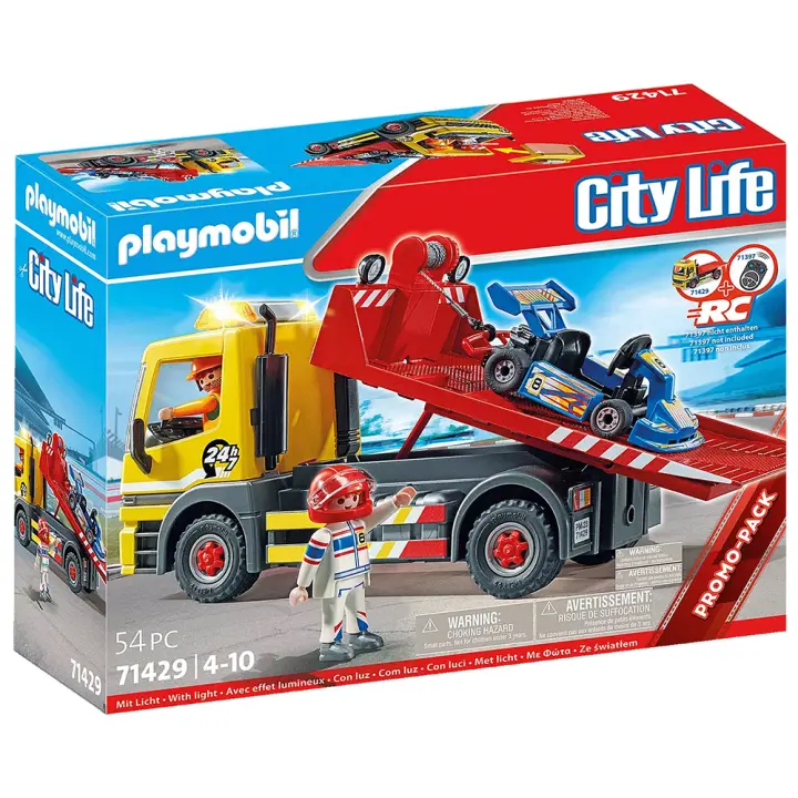 PLAYMOBIL - SERVICIO DE GRÚA 71429, TIENDA CON LICENCIA OFICIAL - 1