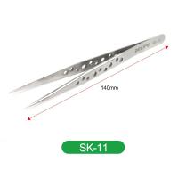 RELIFE SK-11 15 Aretes Industriales Antiestáticos De Acero Inoxidable Para Electrónica Herramientas De Reparación De Teléfonos Curva Y Recta - details 6