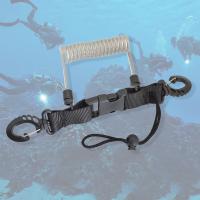 Cuerda Antipérdida De Cámara Para Natación TPU Correa Deportiva Duradera Con Resorte Espiral Y Gancho Giratorio Accesorios Portátiles Para Deportes Submarinos - details 0