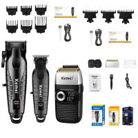 Cortador De Pelo Eléctrico Kemei KM-2293 Con Pantalla LCD Para Hombres Corte De Pelo Profesional Recortadora De Cabello Universal - details 0