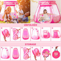 Carpa Para Niños Instalación Fácil Almacenamiento Sencillo Dobla Portátil Decoración De Habitación Juguete De Camping Al Aire Libre - details 1