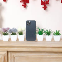 1SET De 6PC Mini Plantas Artificiales Bonsái Para Decoración De Hogar Oficina Restaurante Tienda Escritorio Estante - details 13