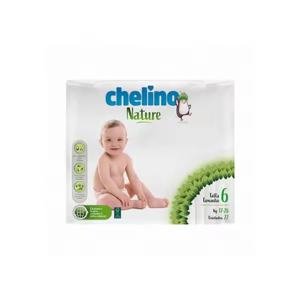 Chelino Nature Talla 6 17-28 kg 27 unidades - 1