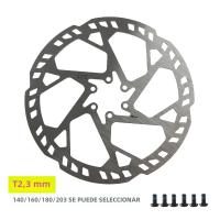 NFOX 160 Accesorios Para Bicicleta Freno De Disco De 203mm 140mm 180mm 2.3mm Adecuado Para Montaña Carretera Motos Ciclismo - details 0