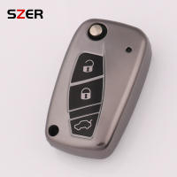 Funda De Llave De Coche En Color Grau TPU Suave Para Fiat 500 Panda Stilo Punto Doblo Grande Bravo 500 Ducato Minibus Accesorios - details 1