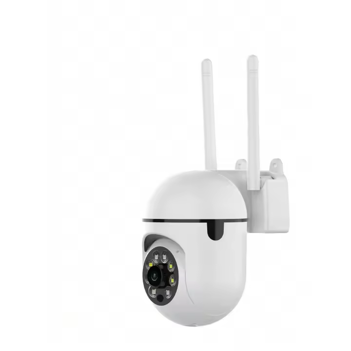 4PCS Cámara de Seguridad Doméstica inteligente HD 1080p - Visión Nocturna en color para todo type de clima, Panorámica/inclinación/zoom, monitor de mascotas con alertas de Movimiento-Cámara de Seguribad Móvil - 1