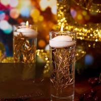 10pcs Flores Artificiales Para Velas Flotantes Relleno De Vaso De Suspensión En Cilindro Decoración De Fiesta De Boda - details 6