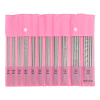 Juego De Agujas De Tejer Doble Puntada 7.87" 55 PCS Acero Inoxidable Recto Agujas De Tejer 2-6.0mm Kit De Agujas Para Suéteres - details 11