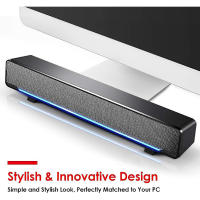 Altas de Barra de sonido con Alimentación USB para orden, de escritorio y portátil, color Negro (USB) - details 0