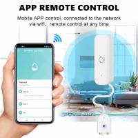 Sensor De Nivel De Agua WiFi Tuya Detector De Fugas Alarma De Sobrecarga Sistema De Seguridad Para El Hogar Inteligente Aviso De Desbordamiento - details 1