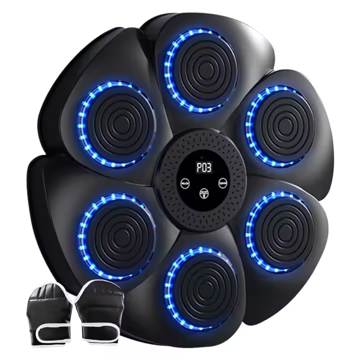 BluetoothMusic with Guantes De Boxeo, entrenador de Boxeo montado en la pared para adultos y niños - 1