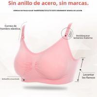 Sujetador De Maternidad Sin Costillas Para Embarazadas Previene La Flacidez Alimentación Por Pecho Para Mujeres Transpirable Lactancia Sujetador De Enfermería - details 5