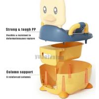Asiento De Instrucción Para Niños Y Niñas Con Diseño De Pato Seguro Y Portátil Para Bebés De 1 a 6 Años Asiento De Inodoro Entrenador Unisex Material Plástico - details 4