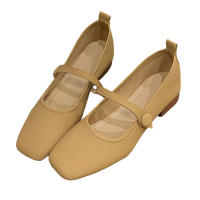 Zapatos Mary Jane de Tacón Bajo para Mujeres Vintage Zapatos de Cintura Gruesa con Anillo - details 3