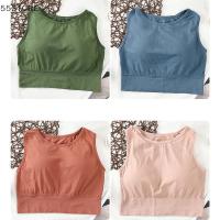 Sudadera Deportiva Para Mujer Sólida Yoga Top Con Almohadillas De Fitness Chaleco Activo Deporte Running Sportswear Transpirable Suave Y Cómoda - details 9