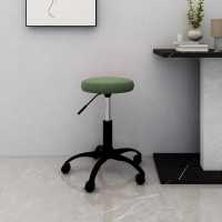 vidaXL Silla de oficina giratoria de terciopelo en color Gris oscuro/Rojo vino tinto/Verde oscuro y más | cómodas modernas ergonómicas para comedor cocina salón hogar - details 2
