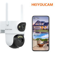 Cámara De Seguridad Exterior HEIYOUCAM WiFi Con Lente Dual 4X Zoom Digital AI Detección Humana 2K 3MP PTZ IP Cámara De Vigilancia - details 6