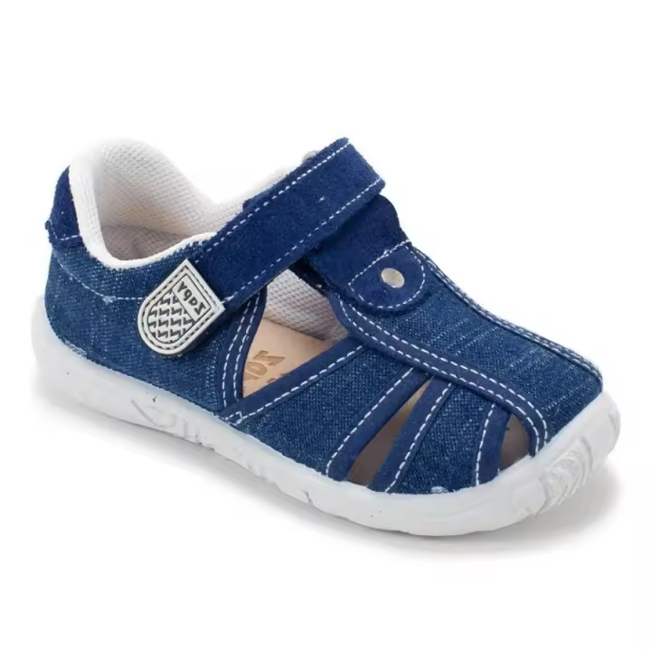 Zapy Sandalia Niño Azul Tejano - 1