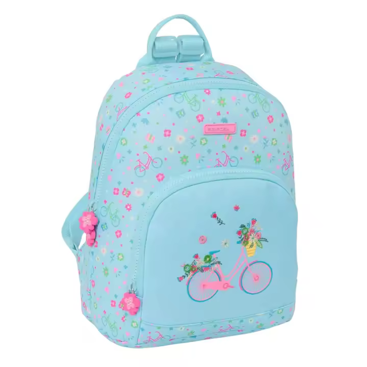 MINI MOCHILA RECICLADO SAFTA "BICICLETA" 25X30X13 CM (Safta 642449846) - 1