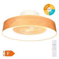 Ventilador de Techo Led Garsaco Fan Niskot, 40W, 57CM, 3 Tipos de Luz, Control Remoto, Efecto Madera - details 0