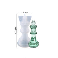 Molde De Silicona Para Resina Epoxy DIY Piezas De Ajedrez 3D Herramienta Para Creación De Joyería Y Artesanía - details 6