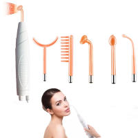 Kit De Terapia Facial Profesional 5 En 1 Darsonval Herramienta Portátil Para El Cuidado De La Piel En El Hogar Material ABS Fuente De Alimentación Eléctrica - details 0