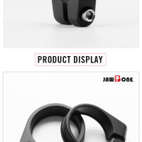 Jawbone Abrazadera De Sillín De Bicicleta De Aluminio CNC Accesorios De Ciclismo Para Postes De Sillín 25.4 27.2 30.9 31.6 Mm - details 5