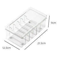 Caja De Almacenamiento Para Pestañas Con Tapa Organizador De Cosméticos De Acrílico Transparente Exclusivo Para Suministros De Maquillaje - details 12